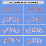 Custom Light Blue Sequined Tops Athletic Basketball Jersey