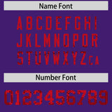 Custom Purple Sequined Tops Athletic Basketball Jersey