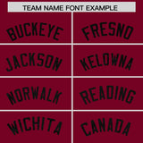 Custom Crimson Sequined Tops Athletic Basketball Jersey