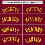 Custom Crimson Sequined Tops Athletic Basketball Jersey