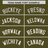 Custom Olive Sequined Tops Athletic Basketball Jersey