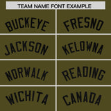 Custom Olive Sequined Tops Athletic Basketball Jersey