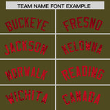 Custom Olive Sequined Tops Athletic Basketball Jersey