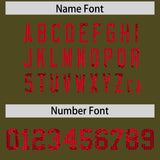 Custom Olive Sequined Tops Athletic Basketball Jersey