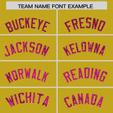 Custom Old Gold Sequined Tops Athletic Basketball Jersey