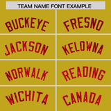 Custom Old Gold Sequined Tops Athletic Basketball Jersey