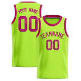 Custom Kelly Green Sequined Tops Athletic Basketball Jersey