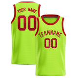 Custom Kelly Green Sequined Tops Athletic Basketball Jersey