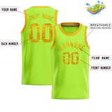 Custom Kelly Green Sequined Tops Athletic Basketball Jersey