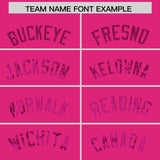 Custom Pink Sequined Tops Athletic Basketball Jersey