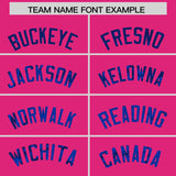 Custom Pink Sequined Tops Athletic Basketball Jersey