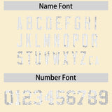 Custom Cream Sequined Tops Athletic Basketball Jersey