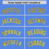 Custom Powder Blue Sequined Tops Athletic Basketball Jersey