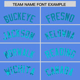 Custom Powder Blue Sequined Tops Athletic Basketball Jersey
