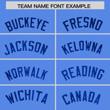 Custom Powder Blue Sequined Tops Athletic Basketball Jersey