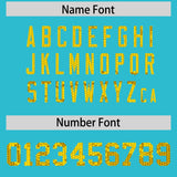 Custom Sky Blue Sequined Tops Athletic Basketball Jersey