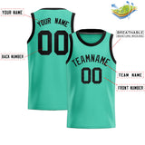 Custom Bright Green Sequined Tops Athletic Basketball Jersey