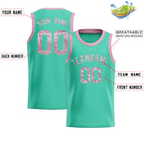 Custom Bright Green Sequined Tops Athletic Basketball Jersey