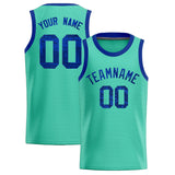Custom Bright Green Sequined Tops Athletic Basketball Jersey