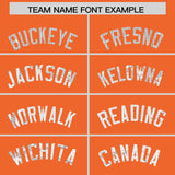 Custom Orange Sequined Tops Athletic Basketball Jersey