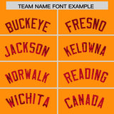 Custom Orange Sequined Tops Athletic Basketball Jersey