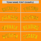 Custom Orange Sequined Tops Athletic Basketball Jersey