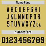 Custom Old Gold Sequined Tops Athletic Basketball Jersey