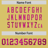 Custom Old Gold Sequined Tops Athletic Basketball Jersey