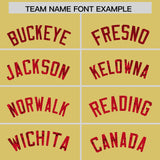 Custom Old Gold Sequined Tops Athletic Basketball Jersey