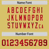 Custom Old Gold Sequined Tops Athletic Basketball Jersey