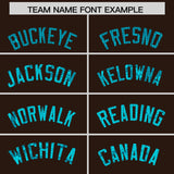 Custom Brown Sequined Tops Athletic Basketball Jersey