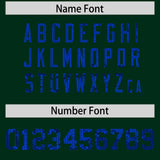 Custom Hunter Green Sequined Tops Athletic Basketball Jersey