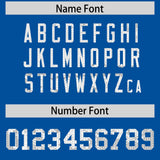 Custom Royal Sequined Tops Athletic Basketball Jersey