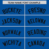 Custom Royal Sequined Tops Athletic Basketball Jersey