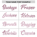 Custom White Sequined Tops Athletic Basketball Jersey