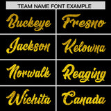 Custom Black Sequined Tops Athletic Basketball Jersey