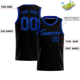 Custom Black Sequined Tops Athletic Basketball Jersey