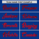 Custom Royal Sequined Tops Athletic Basketball Jersey