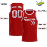 Custom Orange Sequined Tops Athletic Basketball Jersey