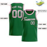 Custom Kelly Green Sequined Tops Athletic Basketball Jersey