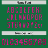 Custom Kelly Green Sequined Tops Athletic Basketball Jersey