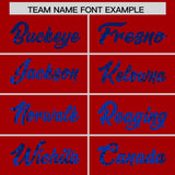 Custom Red Sequined Tops Athletic Basketball Jersey