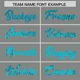 Custom Gray Sequined Tops Athletic Basketball Jersey