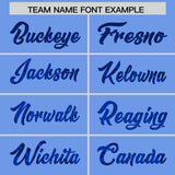 Custom Light Blue Sequined Tops Athletic Basketball Jersey