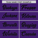 Custom Purple Sequined Tops Athletic Basketball Jersey