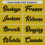 Custom Old Gold Sequined Tops Athletic Basketball Jersey