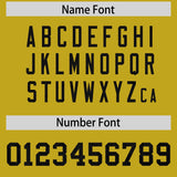 Custom Old Gold Sequined Tops Athletic Basketball Jersey