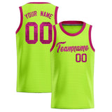 Custom Kelly Green Sequined Tops Athletic Basketball Jersey