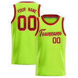 Custom Kelly Green Sequined Tops Athletic Basketball Jersey