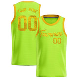 Custom Kelly Green Sequined Tops Athletic Basketball Jersey